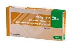 Нольпаза, таблетки покрытые кишечнорастворимой оболочкой 20 мг 56 шт